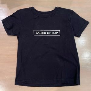 Raised on Rap Nas hip hop toddler shirt size 4